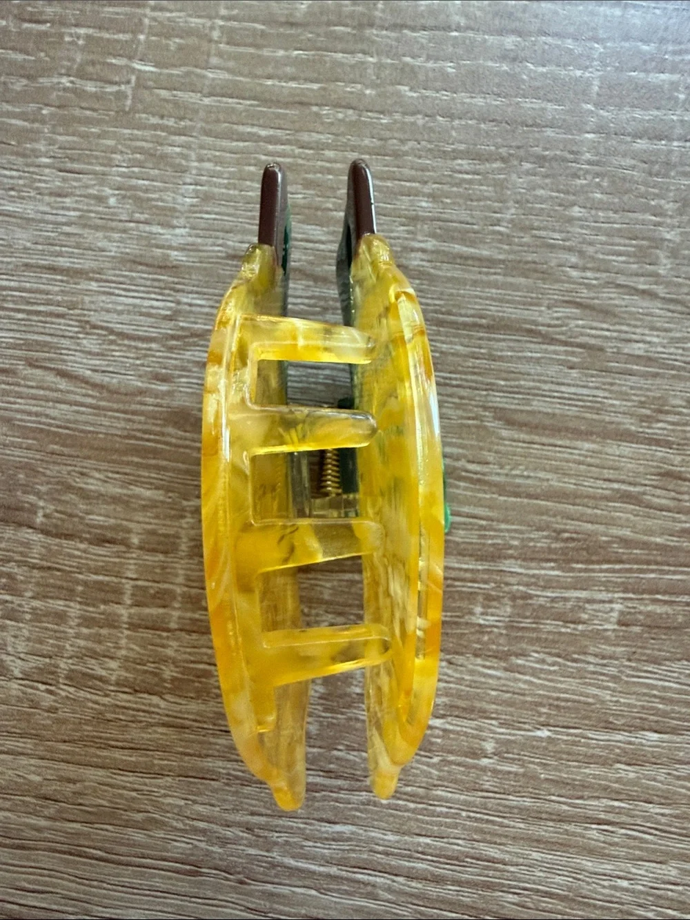 NWOT Yellow and Green Lemon Hair Clip